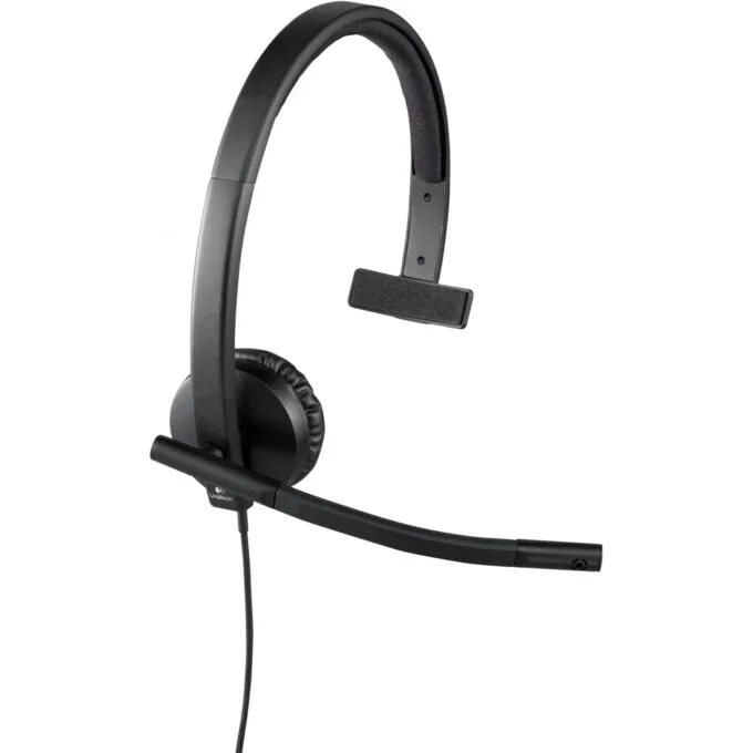 Logitech H570e USB Mono Headset - H570e - Over-ear, USB-A, PC, Mono mic — image 2
