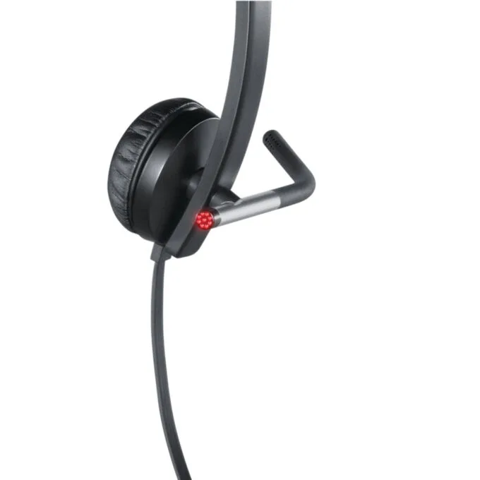Logitech H650e Stereo Headset USB-A Wired Noise-Canceling Boom Mic — image 3