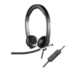 Logitech H650e Stereo Headset USB-A Wired Noise-Canceling Boom Mic