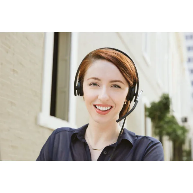 Logitech H650e Stereo Headset USB-A Wired Noise-Canceling Boom Mic — image 4
