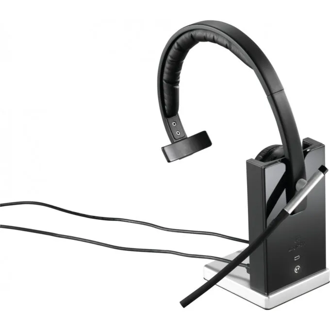 Logitech H820e Wireless Headset Mono - H820e - Black, Monaural, 2.4 GHz — image 6