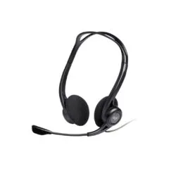 Logitech H960 USB Headset 981-000836 - Black Wired USB-A On-ear Noise-Canceling Mic