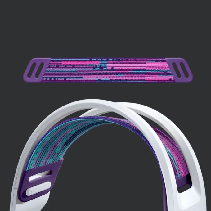 Logitech Headset G G733 LIGHTSPEED Wireless RGB Gaming - G733 - White, RGB, Wireless — image 2