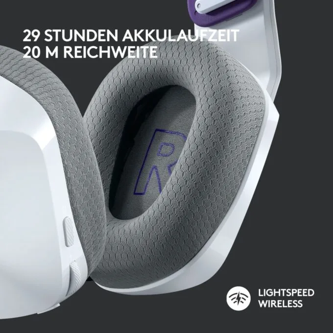 Logitech Headset G G733 LIGHTSPEED Wireless RGB Gaming - G733 - White, RGB, Wireless — image 13