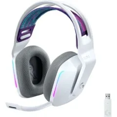 Logitech Headset G G733 LIGHTSPEED Wireless RGB Gaming - G733 - White, RGB, Wireless