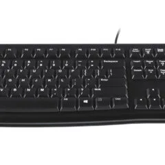 Logitech K120 Keyboard - 920-002479 - Wired USB Full-Size Black, US International