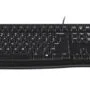 Logitech K120 Keyboard - 920-002479 - Wired USB Full-Size Black, US International