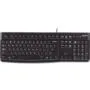 Logitech K120 UK black - K120 - UK layout, Windows legends, Wired USB
