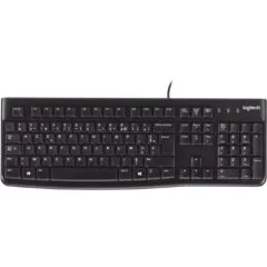 Logitech K120 - Wired USB Full-Size (100%) AZERTY French Keyboard - Black