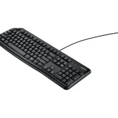 Logitech K120 - Wired USB Full-Size Keyboard - Black, US QWERTY, Spill-Resistant