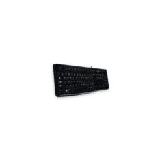 Logitech K120 Wired USB Keyboard - 920-002489 - German QWERTZ, Full-Size, Black, Spill-Resistant
