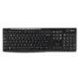 Logitech K270 Wireless Keyboard - 920-003052 - Black, German QWERTZ, 2.4 GHz USB-A Unifying Receiver, Full-size