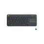 Logitech K400 Plus Mini Wireless Keyboard w/ Touchpad - 920-007145 US Intl Black