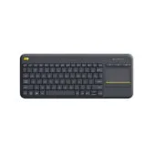 Logitech K400 Plus Wireless RF Touch Keyboard German QWERTZ Black