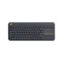 Logitech K400 Plus Wireless RF Touch Keyboard German QWERTZ Black