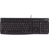Logitech Keyboard K120 - K120 - Black, Belgian AZERTY, Full-size, Wired USB