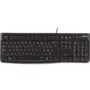 Logitech Keyboard K120 - K120 - Black, Belgian AZERTY, Full-size, Wired USB