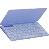 LOGITECH Keys-To-Go 2 Lilac (DE) - Wireless Bluetooth Mini Keyboard, Scissor Switch, German QWERTZ, 2x CR2032, 10 m range