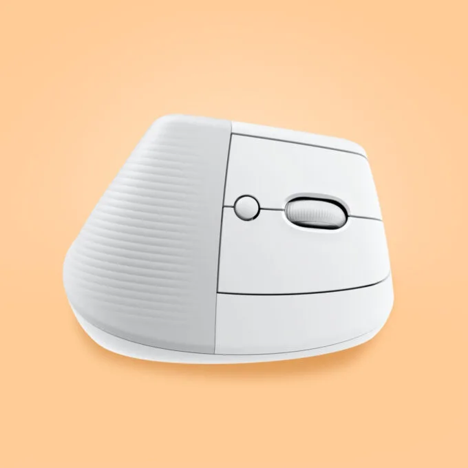 Logitech Lift - 910-006475 - Ergonomic Vertical Wireless Mouse, White, AA Battery — image 5