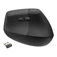 Logitech Lift for Business Vertical Ergonomic Mouse Right-Hand Graphite 4000 DPI