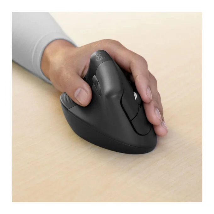 Logitech Lift for Business Wireless Ergonomic Left-Hand Vertical Mouse - 910-006495 - Graphite — image 3