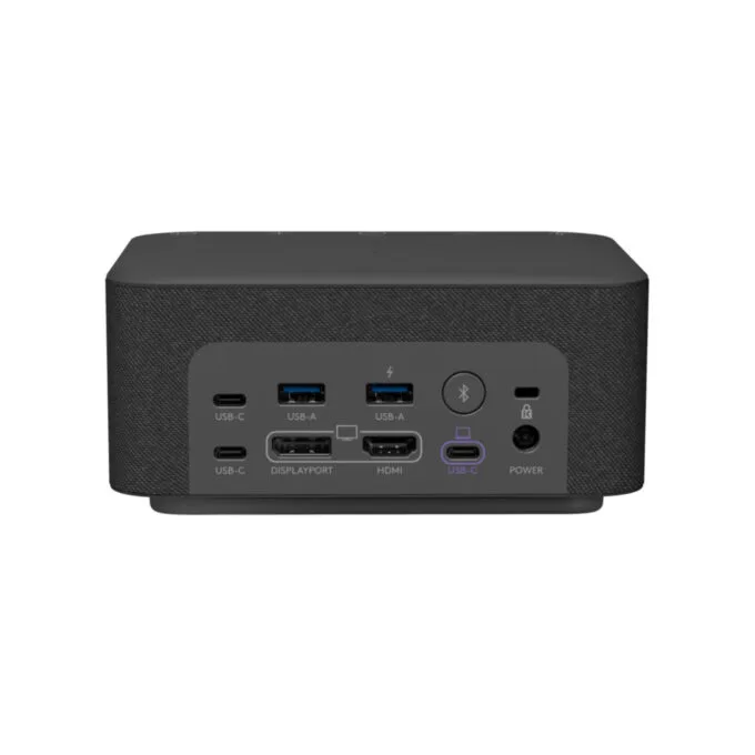 Logitech Logi Dock - 986-000024 - USB-C Docking Station, Graphite, Built-in Speaker, 4K UHD, 100W PD — image 3