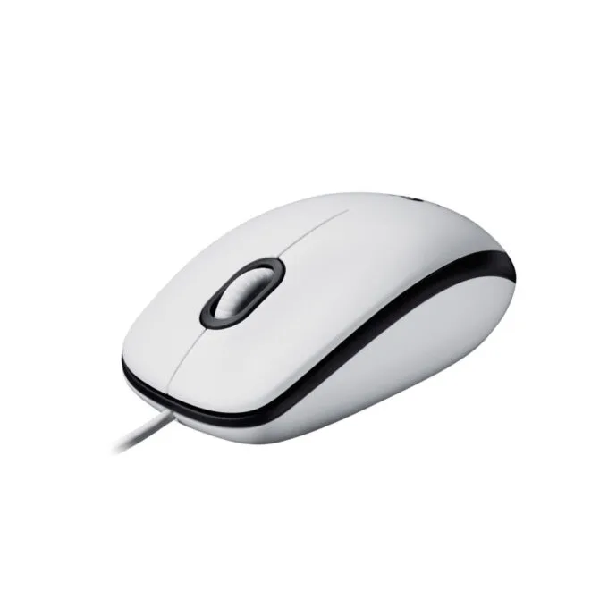 Logitech M100 Wired Optical Mouse - 910-006764 - White, USB-A, 1000 DPI, Ambidextrous, 3-Button — image 4
