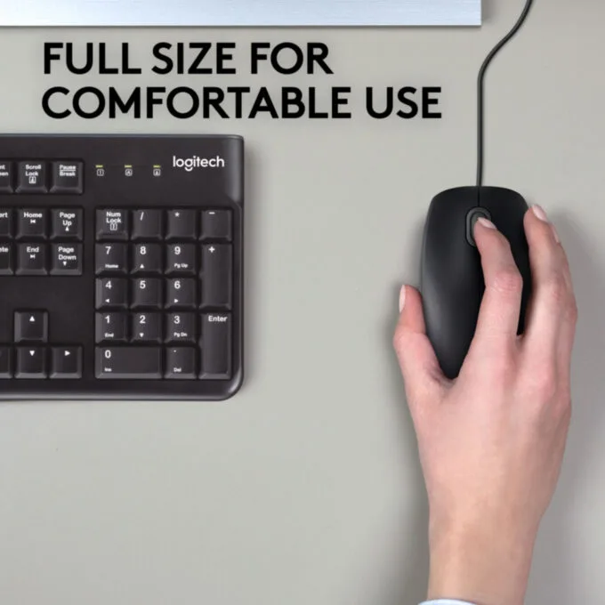 Logitech M110 Silent Mouse - 910-005508 - Black, Wired USB-A, Ambidextrous, 1000 DPI — image 3