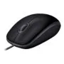 Logitech M110 Silent Mouse - 910-005508 - Black, Wired USB-A, Ambidextrous, 1000 DPI