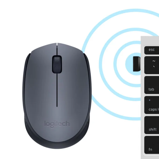 Logitech M170 Wireless Mouse - 910-004642 - Grey 2.4GHz 1000 DPI Ambidextrous — image 6