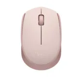 Logitech M171 Wireless Mouse - 910-006865 - Pink, 2.4 GHz RF Nano Receiver, Optical, Ambidextrous
