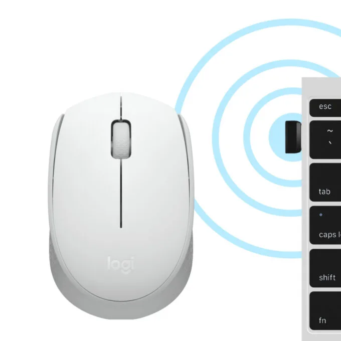 Logitech M171 Wireless Mouse - 910-006867 - RF Nano Receiver, Ambidextrous, White — image 6