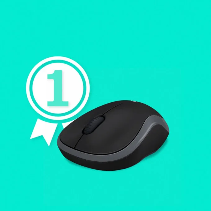 Logitech M185 910-002238 Wireless Ambidextrous Mouse Grey 1000 DPI — image 2