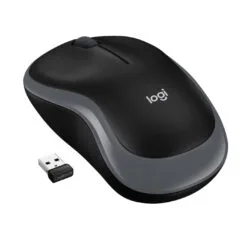 Logitech M185 910-002238 Wireless Ambidextrous Mouse Grey 1000 DPI