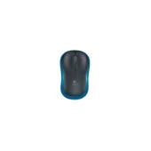 Logitech M185 Wireless Mouse - 910-002236 - Blue, 2.4 GHz, Ambidextrous, 1000 DPI