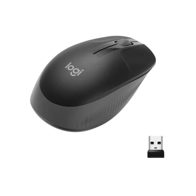 Logitech M190 Wireless Mouse - 910-005905 - Charcoal, Ambidextrous, 1000 DPI — image 2