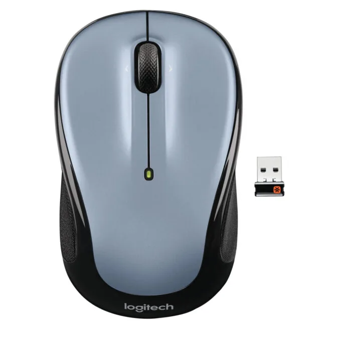 Logitech M325 Wireless Mouse - 910-002334 - Silver, Ambidextrous, 2.4 GHz Unifying, 1000 DPI — image 2