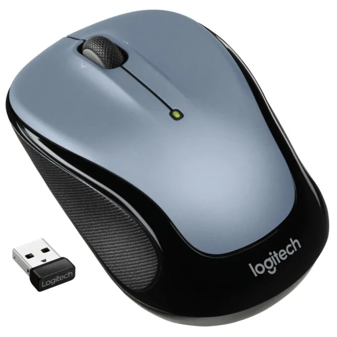 Logitech M325s Wireless Mouse - 910-006813 - Ambidextrous, Black/Gray, 1000 DPI, 5 Buttons, 2.4GHz — image 1