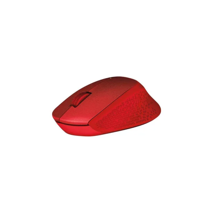 Logitech M330 Silent Plus - 910-004911 - Red, Silent Wireless Right-Hand Office Mouse — image 2