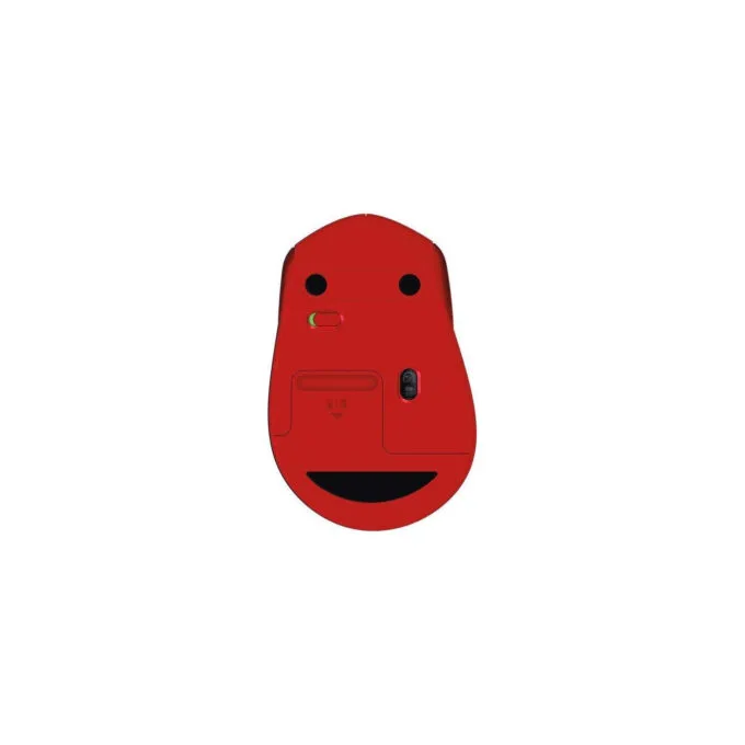 Logitech M330 Silent Plus - 910-004911 - Red, Silent Wireless Right-Hand Office Mouse — image 4