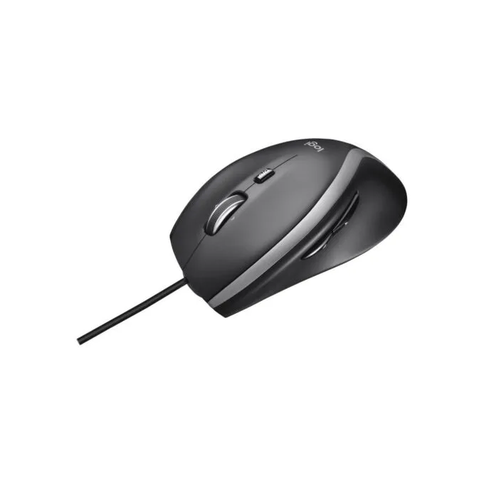Logitech M500 Corded Mouse - Laser 1000 DPI, Wired USB-A, Right-Handed, Black — image 3