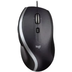 Logitech M500 Corded Mouse - Laser 1000 DPI, Wired USB-A, Right-Handed, Black