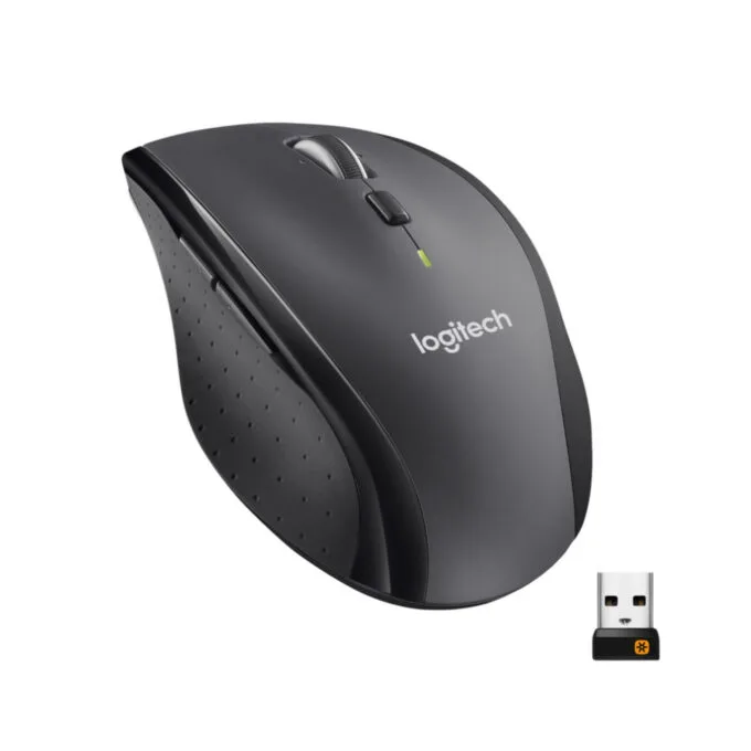Logitech M705 Cordless Laser Mouse - 910-001949 - Charcoal 7Btn 2.4GHz — image 2