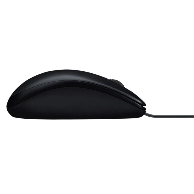 Logitech M90 Wired Optical Mouse - 910-001793 - Ambidextrous 1000 DPI Grey USB-A — image 4