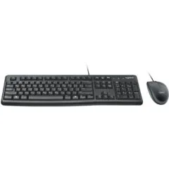 Logitech MK120 Corded Desktop QWERTY US - MK120 - US layout, Wired USB
