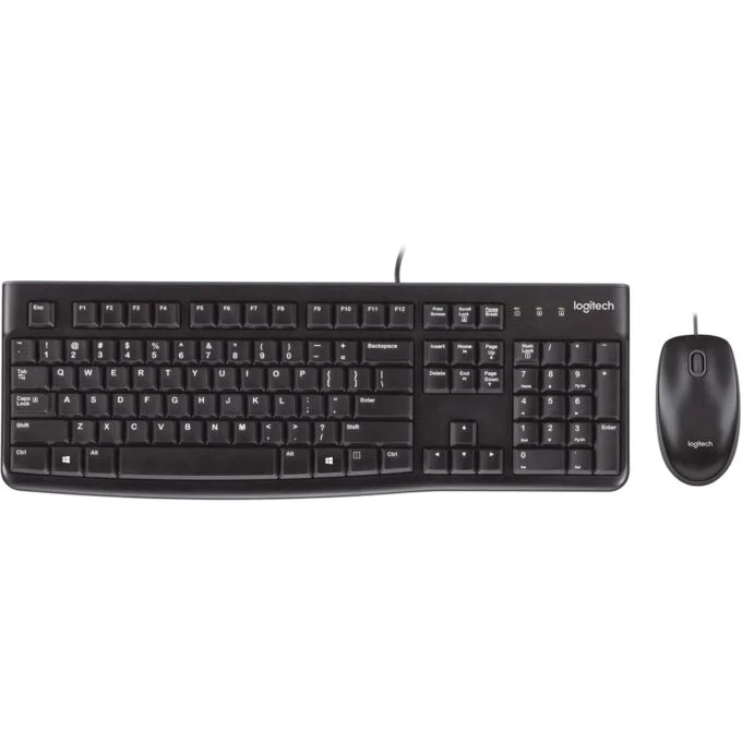 Logitech MK120 Corded Desktop QWERTY US - MK120 - US layout, Wired USB — image 4