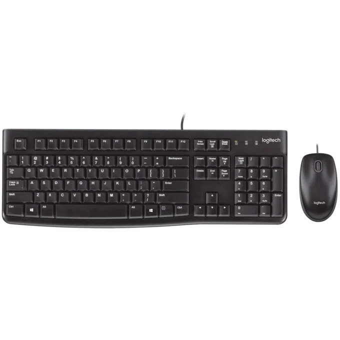 Logitech MK120 Corded Desktop QWERTY US - MK120 - US layout, Wired USB — image 7