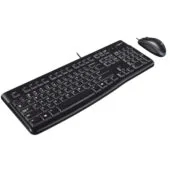 Logitech MK120 Wired Keyboard & Mouse Combo - 920-002562 - Black