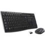 Logitech MK270 Wireless Combo - MK270 - Swiss CH QWERTZ, Black, Full-size Keyboard & 2.4GHz Optical Mouse