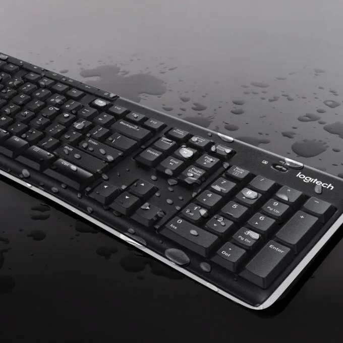 Logitech MK270 Wireless Desktop Set - 920-004508 - Full-Size Black Keyboard & Mouse, 2.4GHz RF, US QWERTY — image 4